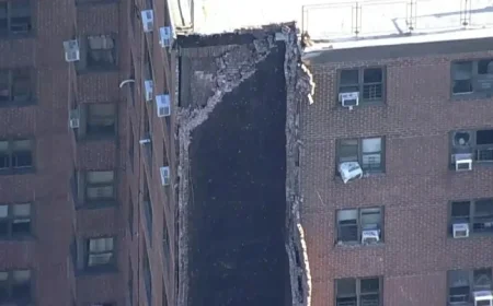 Possible gas explosion causes partial collapse of Bronx high-rise