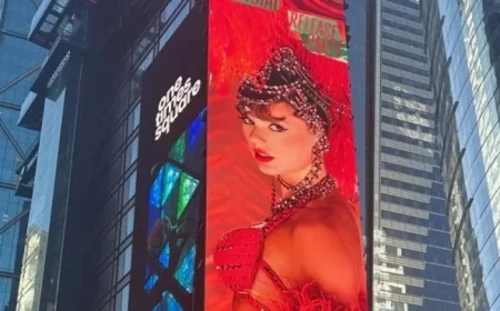 Taylor Swift Showgirl Set to Challenge Dwayne Johnson, Leonardo DiCaprio, and James Cameron with $45M Worldwide Box Office Debut