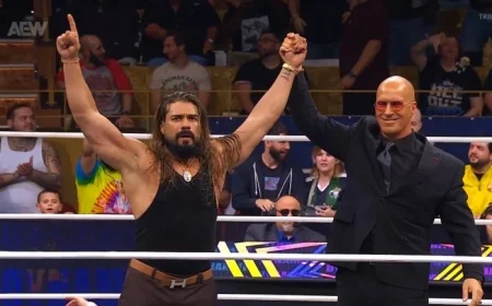 Andrade El Idolo Makes a Stunning Return to AEW by Attacking Kenny Omega and Teaming Up with Don Callis