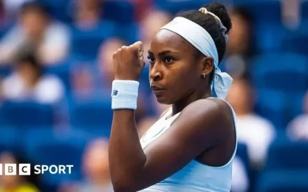 Coco Gauff Advances to China Open Semi-Finals Defeating Eva Leys