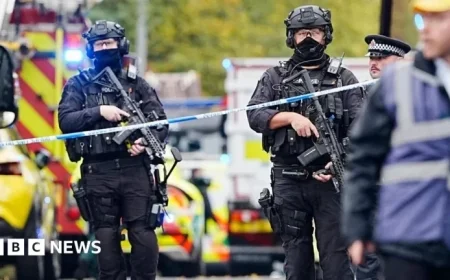 Manchester Synagogue Attack: Four Injured in Car and Stabbing Incident as Police Shoot Suspect