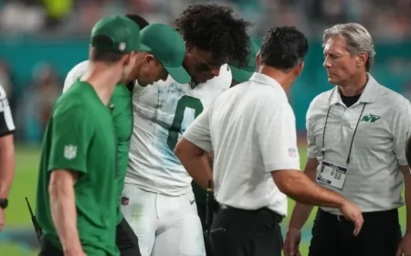 Jets RB Allen sidelined indefinitely due to knee injury concerns