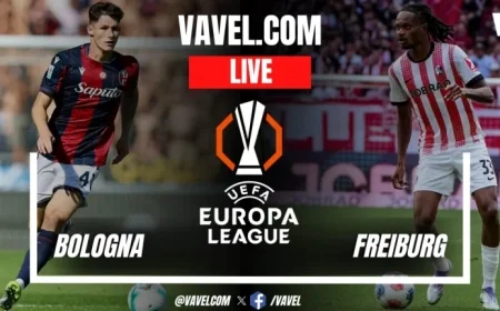 Bologna vs Freiburg Live Score Updates for UEFA Europa League Clash