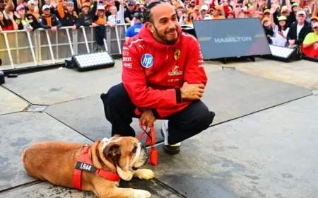Lewis Hamilton Overwhelmed by Support from Fans in Singapore After Loss of Beloved Dog Roscoe