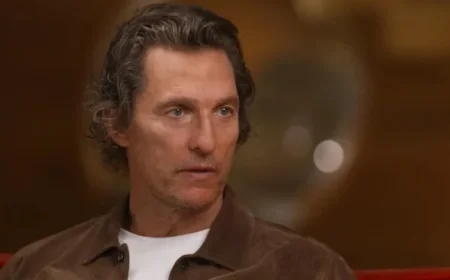 Matthew McConaughey Returns to Hollywood with a New Book 36 Years in the Making