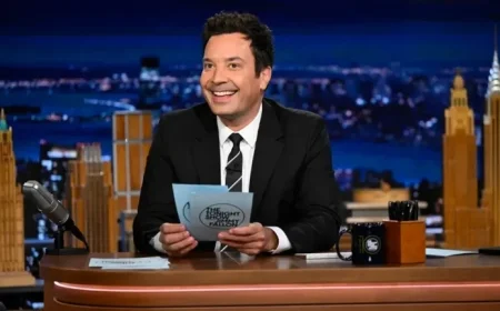 Jimmy Fallon Emphasizes Non-Political Approach on Tonight Show While Staying Focused