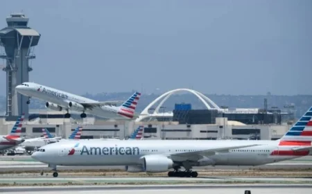 American Airlines Aborts Takeoff at LAX as Cargo Jet Unexpectedly Crosses Runway