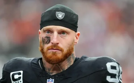 Maxx Crosby Joins Injury List While Brock Bowers Sits Out Thursday Practice