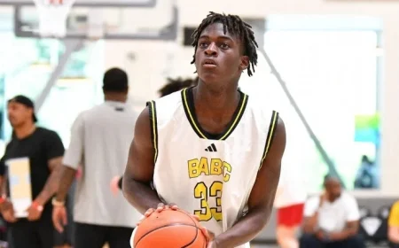 Top Prospect Toure No 35 Commits to Arkansas and Coach Cal
