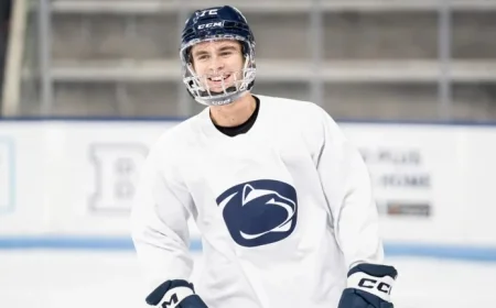 McKenna Anticipated No 1 Pick in 2026 NHL Draft Excited for Penn State Debut