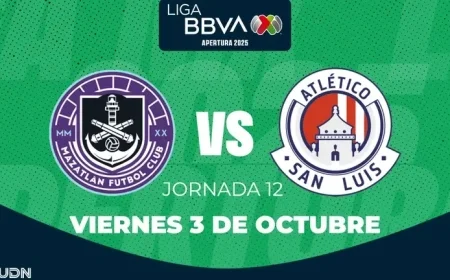 Mazatlán FC vs Atlético de San Luis: Match Time and Viewing Guide for Apertura 2025 Jornada 12