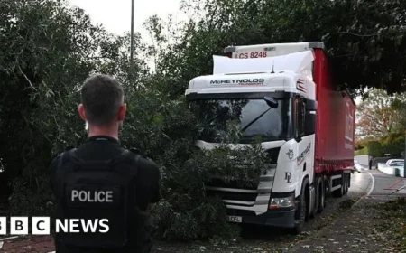 Storm Amy causes widespread disruptions and closures across Northern Ireland