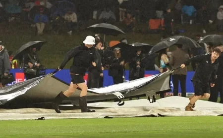 Rain Disrupts Play with Only 13 Balls Bowled as Australia Retains Chappell-Hadlee Trophy