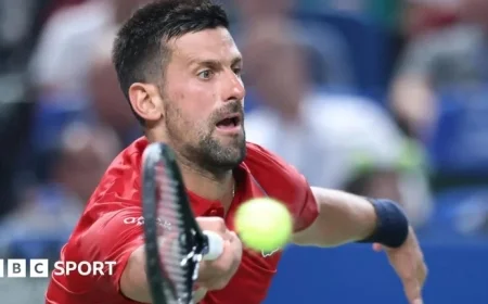 Novak Djokovic Overcomes Struggles for Hard-Fought Victory Against Marin Cilic at Shanghai Open