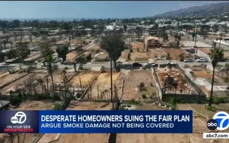 California Fire Victims Sue FAIR Plan Alleging Smoke Damage Denial in 7 On Your Side Investigation