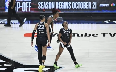 Las Vegas Aces Triumph in Thrilling Comeback to Secure Game 1 Victory Over Phoenix Mercury in WNBA Finals