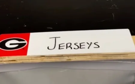 Georgia Bulldogs Equipment Team Teases Potential Black Jerseys Debut