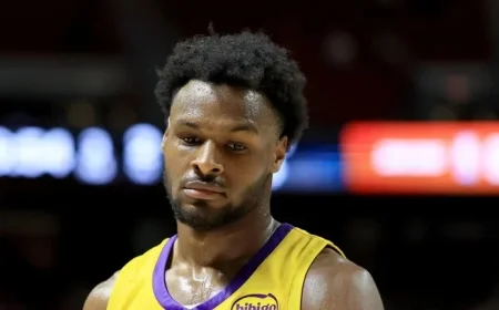 Bronny James Exits Lakers Roster After Just One Preseason Game