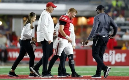 Wisconsin’s QB Billy Edwards Jr. sidelined for Michigan matchup