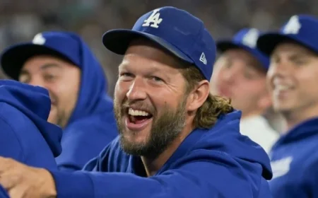 Dodgers’ Ace Kershaw Set to Boost Bullpen in Crucial NLDS Showdown Against Phillies