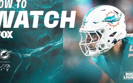 Miami Dolphins Face Off Against Carolina Panthers in Exciting NFL Showdown
