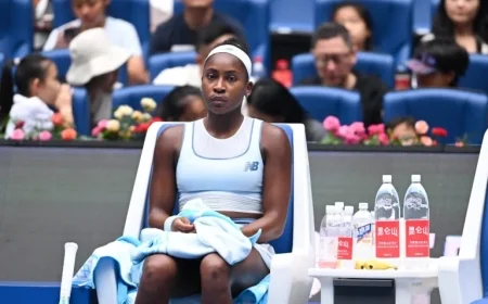 Coco Gauff discusses future plans for China Open after tough match against Amanda Anisimova