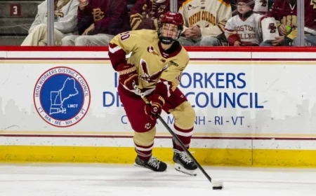 James Hagens and Bruins Prospects Shine in Boston College Season Opener Performance