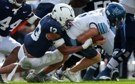 PSU Faces Setback as Starting Linebacker Rojas Sidelined by Long-Term Injury