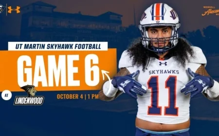 UT Martin Football Gears Up for Historic First Showdown at Lindenwood