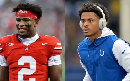 Ohio State’s Caleb Downs and Colts’ WR Josh Downs Reflect on the Nostalgia of Playing on the Same NFL Team