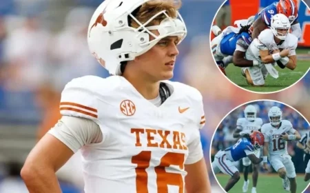 Arch Manning’s Challenges Persist as Texas Falls in Close Match Against Florida