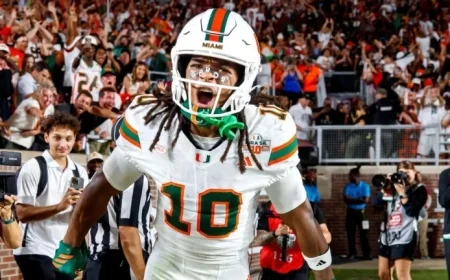 Week 6 CFP Top 12 Projections: Hurricanes Secure Dominant No 1 Spot