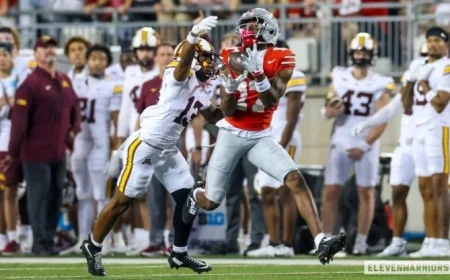 Must-See Highlights: Carnell Tate Confidently Declares He and Jeremiah Smith as the Top Two National Receivers, Lorenzo Styles Jr. Aims for Punt Return Trick Play Touchdown