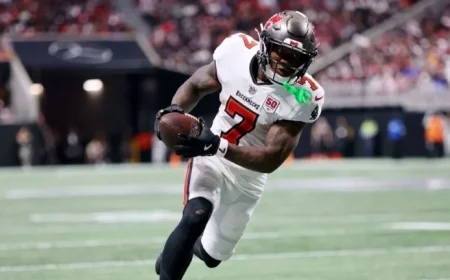 Buccaneers Running Back Irving Sidelined Due to Foot Sprain