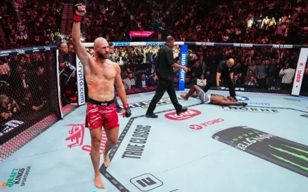 Jiri Prochazka Stuns Khalil Rountree Jr with Faceplant KO in Dramatic UFC 320 Comeback