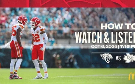 Week 5 Chiefs vs Jaguars: How to Watch and Listen Live