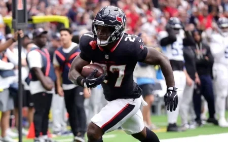 Rookie RB Woody Marks Ignites Excitement as Emerging Star for Texans