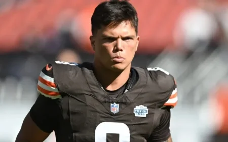 Dillon Gabriel’s Touchdown Pass Lifts Browns to Lead Over Vikings in Thrilling London Matchup