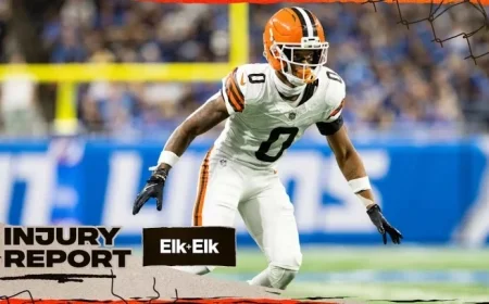 Greg Newsome II Injury Status Uncertain Ahead of Week 5 Clash with Vikings