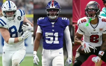 Top NFL Rookie Rankings of 2025 Season at Quarter Mark: Abdul Carter Emeka Egbuka and Tyler Warren Lead the Pack