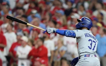Dodgers and Teoscar Hernández Quiet Phillies Fans with NLDS Game 1 Victory