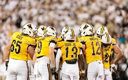 Witness Wyoming’s Football Field Transformed by Hailstorm Ahead of UNLV Showdown