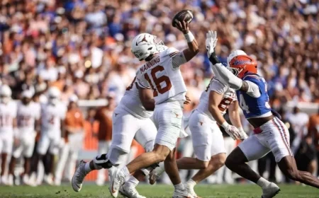 Ohio State and Miami rise to the top in AP Top 25 as Texas and Penn State fall out of rankings