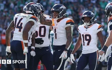 Broncos Shatter Eagles’ Unbeaten Streak as Commanders face Chargers in Thrilling NFL Week 5 Action