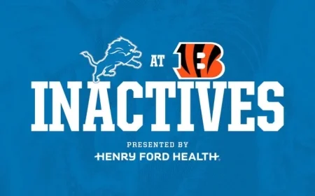 Detroit Lions Face Off Against Cincinnati Bengals in Thrilling Matchup