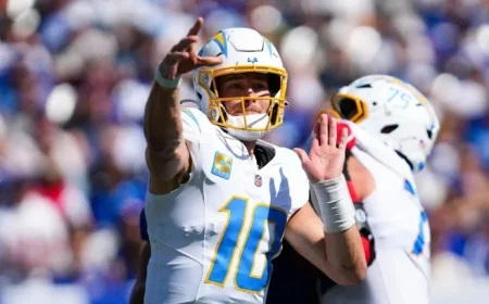 Pop Star Madison Beer Spotted with Justin Herbert Ahead of Chargers Week 5 Showdown