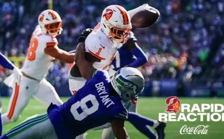Thrilling Week 5 Victory as Buccaneers Triumph Over Seahawks 38-35