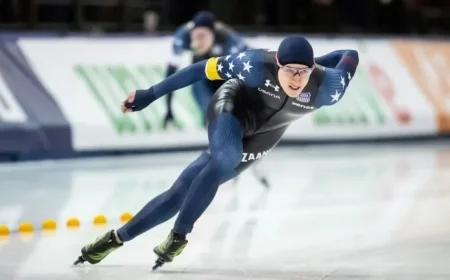 Olympic Speedskating Star Jordan Stolz Joins Actor Glen Powell in Exciting New NBC Olympics Commercial