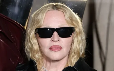 Madonna attends Stamford Bridge for Premier League showdown between Chelsea and Liverpool