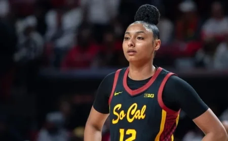 USC Star Athlete Watkins Sidelined for Season Due to ACL Tear